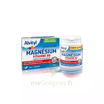 Alvityl Magnésium Vitamine B6 Libération Prolongée Comprimés Lp B/45 à Héricy